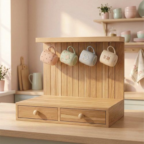 مینی کافی بار MDF آنیلای کد CB102