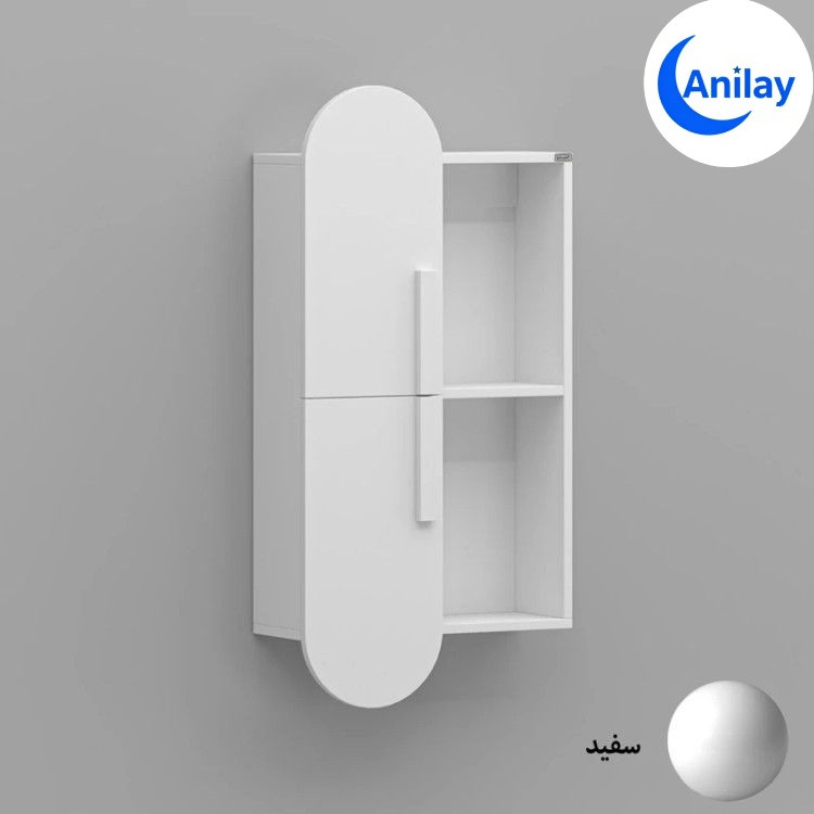 کتابخانه دیواری MDF آنیلای مدل L202