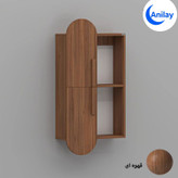کتابخانه دیواری MDF آنیلای مدل L202