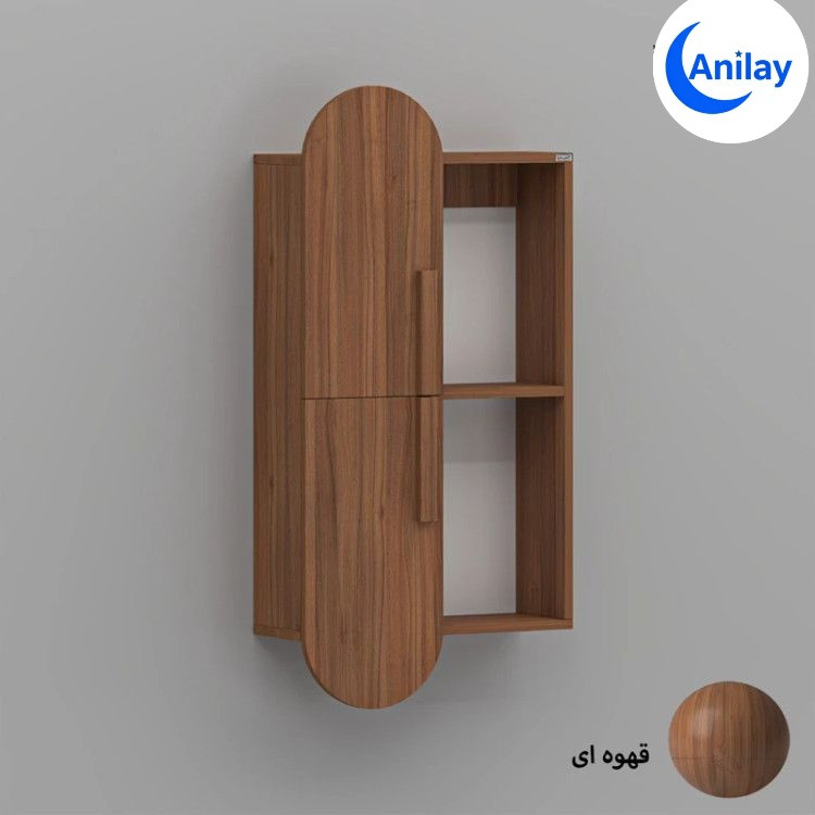 کتابخانه دیواری MDF آنیلای مدل L202