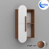 کتابخانه دیواری MDF آنیلای مدل L202