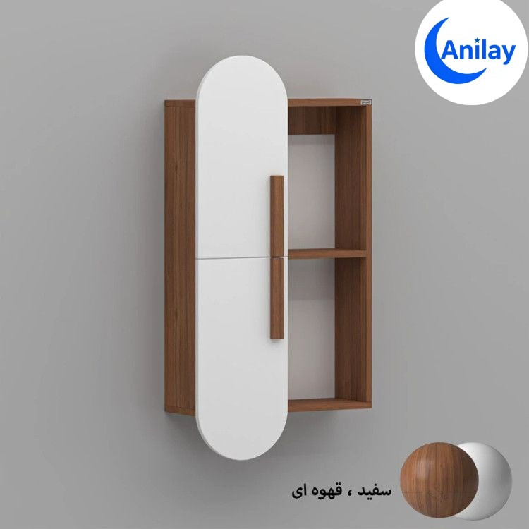 کتابخانه دیواری MDF آنیلای مدل L202