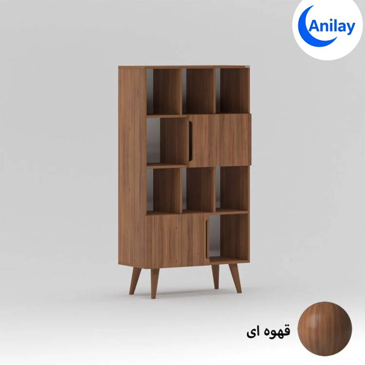 کتابخانه ایستاده MDF آنیلای مدل L204