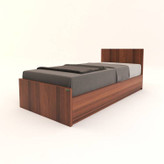 تخت تک نفره MDF آنیلای مدل T101 - در دو جنس و ۴ رنگ مختلف