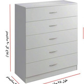 دراور ۵ کشو MDF آنیلای مدل D107
